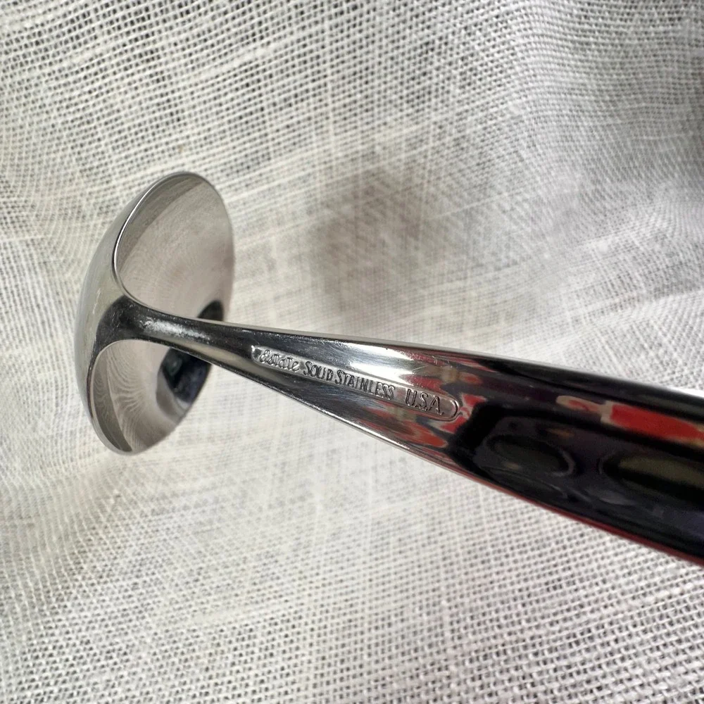 Ebbtide Soup Ladle Solid Stainless USA Replacement Flatware Silver 7 Inch